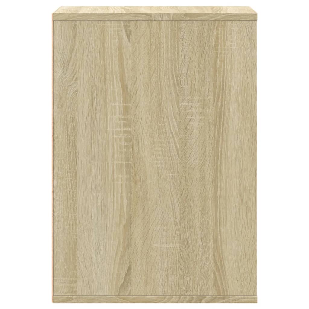 Image Commode d'angle chêne sonoma 80x41x58 cm bois d'ingénierie | Xios Store SNC vidaXL Xios Store SNC