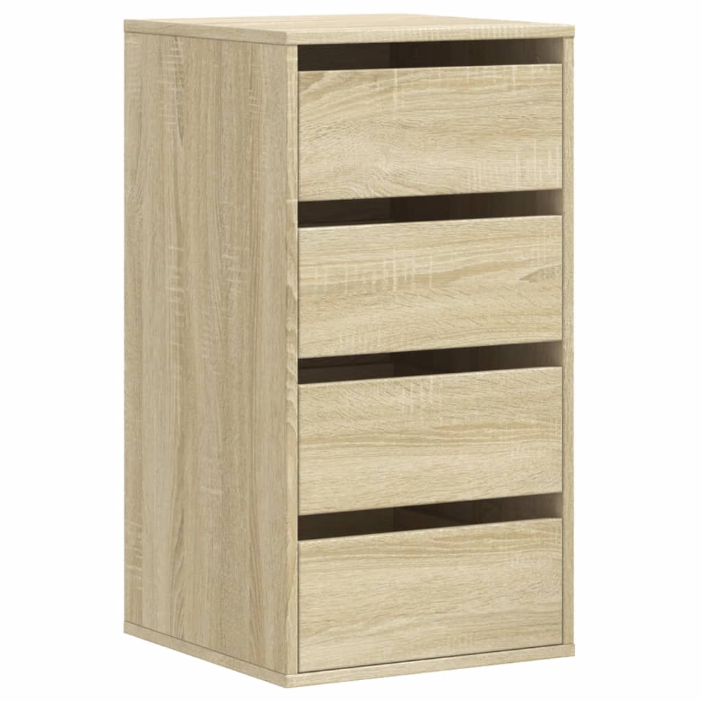 Image Commode d'angle chêne sonoma 40x41x76 cm bois d'ingénierie | Xios Store SNC vidaXL Xios Store SNC