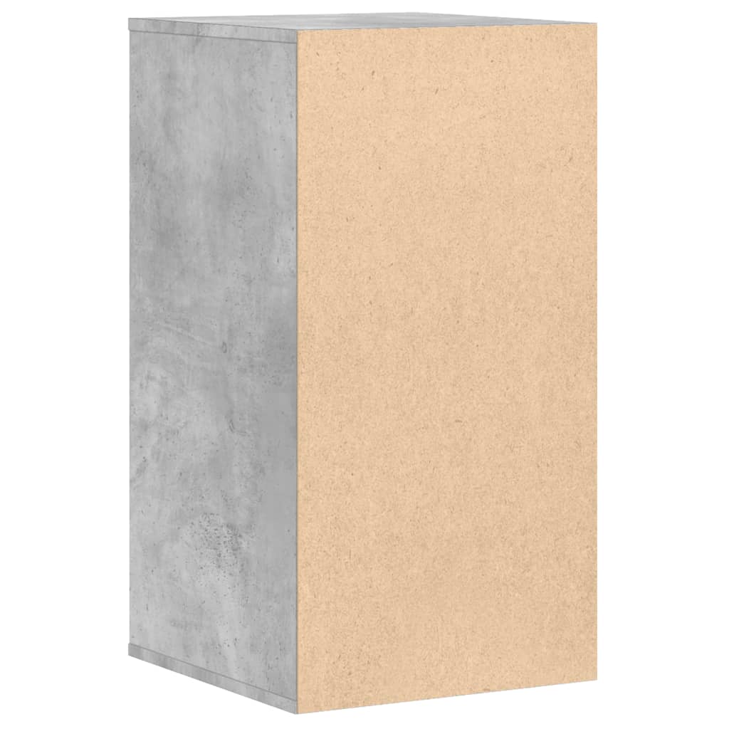 Image Commode d'angle gris béton 40x41x76 cm bois d'ingénierie | Xios Store SNC vidaXL Xios Store SNC