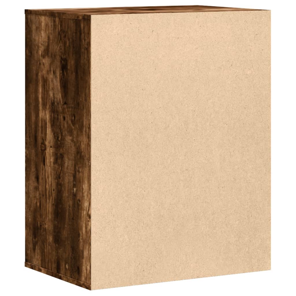 Image Commode d'angle chêne fumé 60x41x76 cm bois d'ingénierie | Xios Store SNC vidaXL Xios Store SNC