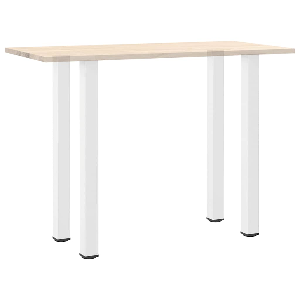 Pieds de table basse blanc 4 pcs 110-112 cm acier Pieds de table vidaXL