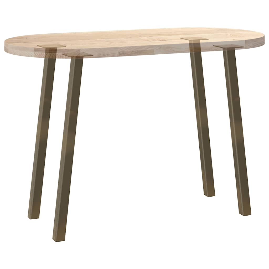 Pieds de table basse acier naturel 4 pcs 72 cm acier Pieds de table vidaXL