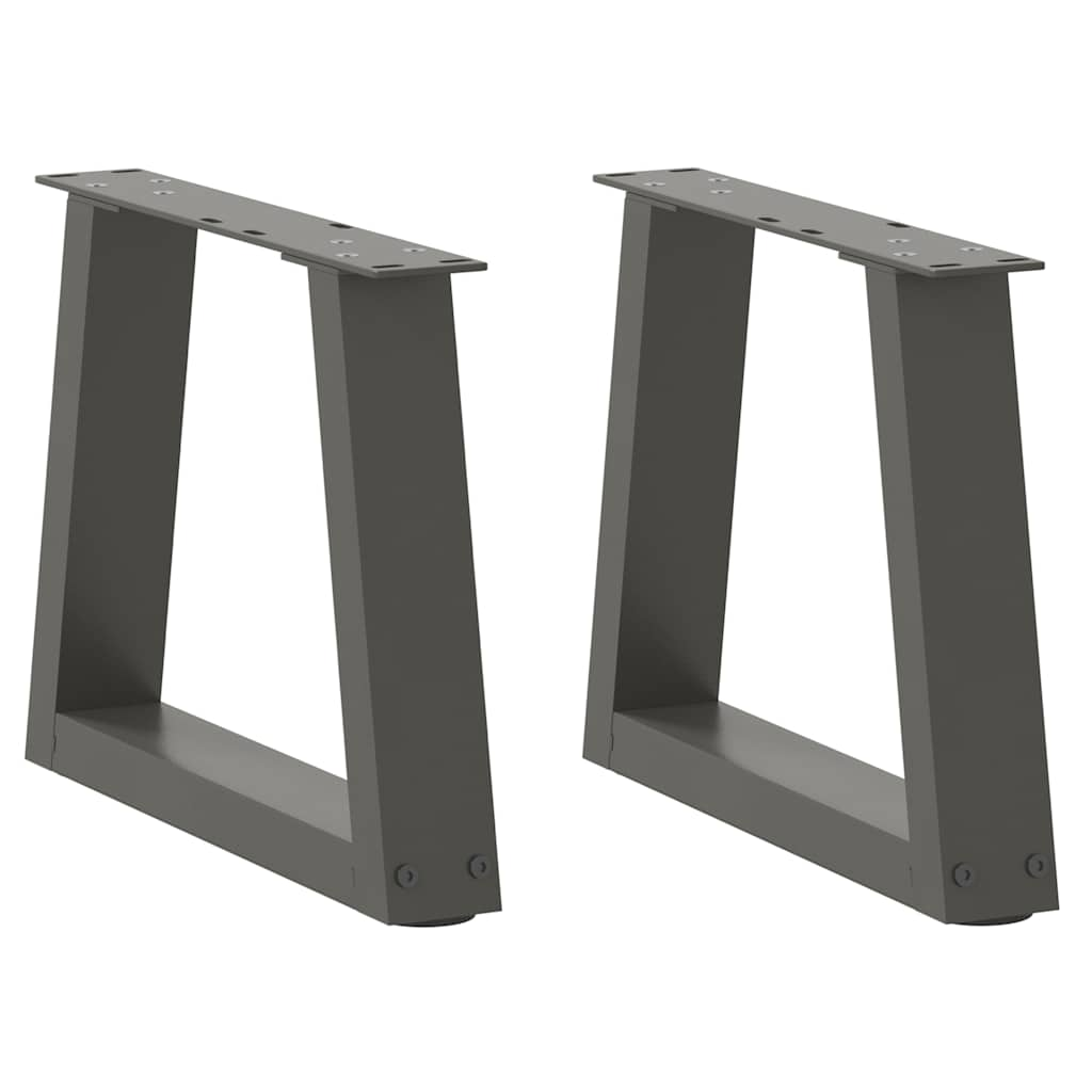 Pieds de table à manger forme V 2 pcs anthracite 30x(30-31,3)cm Pieds de table vidaXL