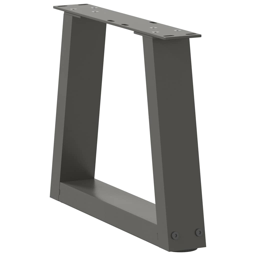 Pieds de table à manger forme V 2 pcs anthracite 30x(30-31,3)cm Pieds de table vidaXL