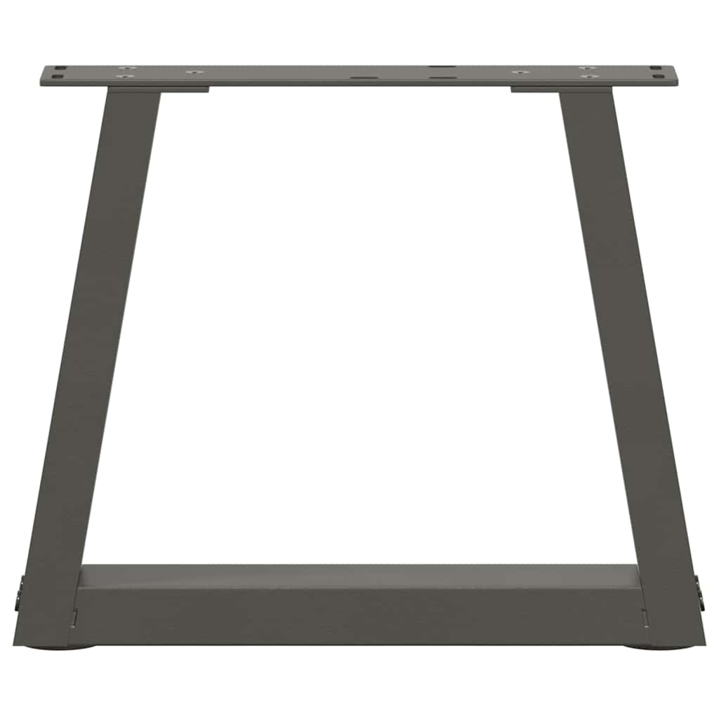 Pieds de table à manger forme V 2 pcs anthracite 30x(30-31,3)cm Pieds de table vidaXL