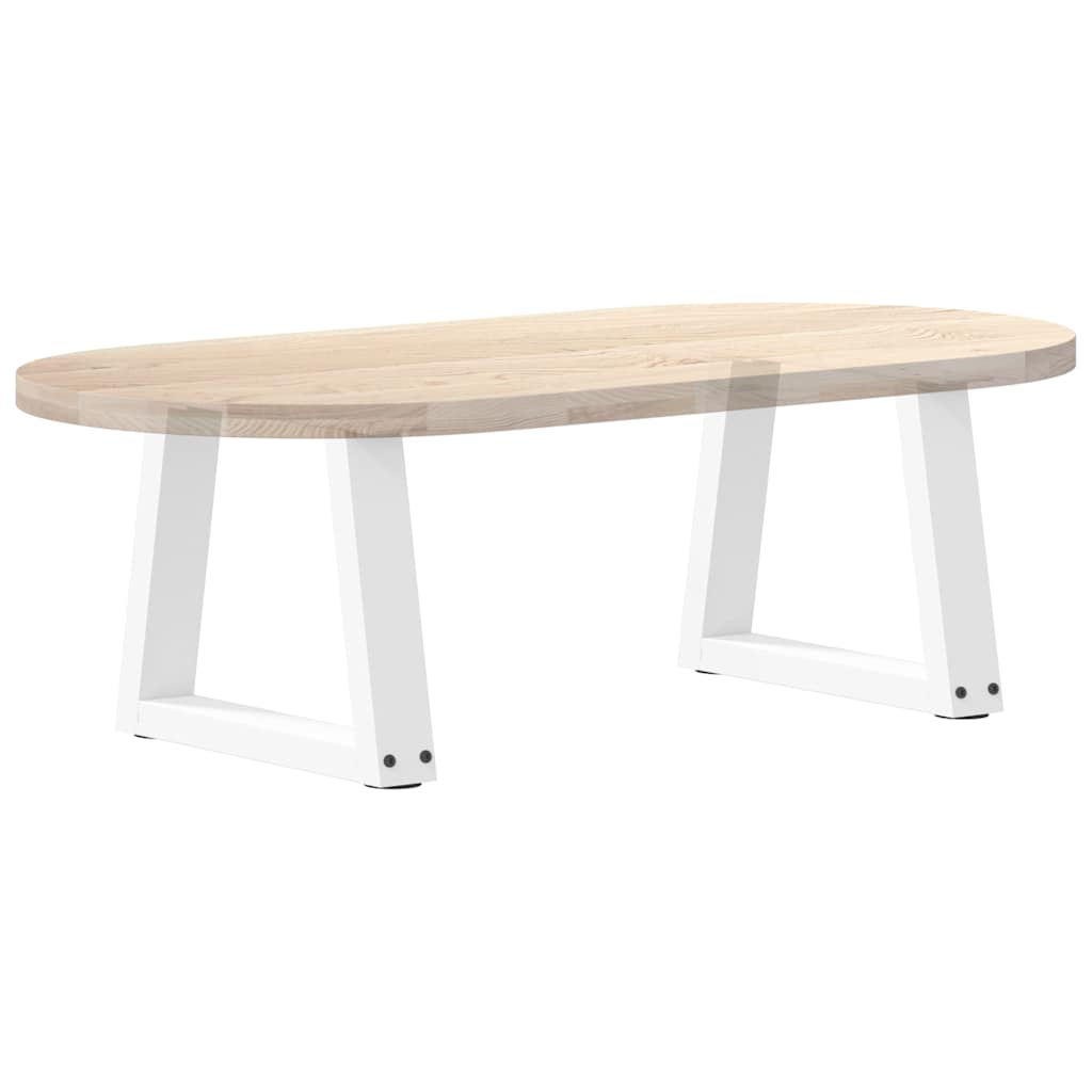 Pieds de table à manger forme V 2pcs blanc 40x(30-31,3)cm acier Pieds de table vidaXL