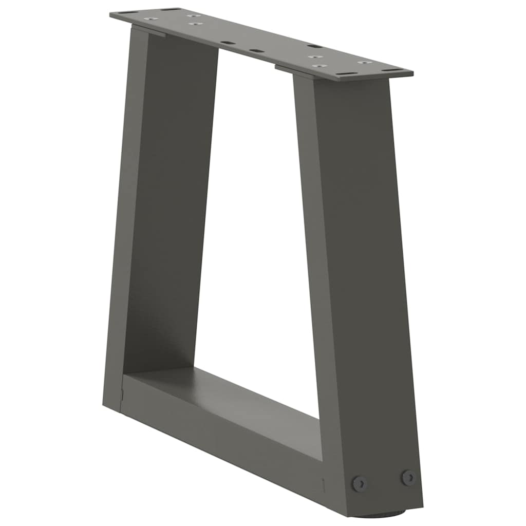 Pieds de table à manger forme V 2 pcs anthracite 40x(30-31,3)cm Pieds de table vidaXL