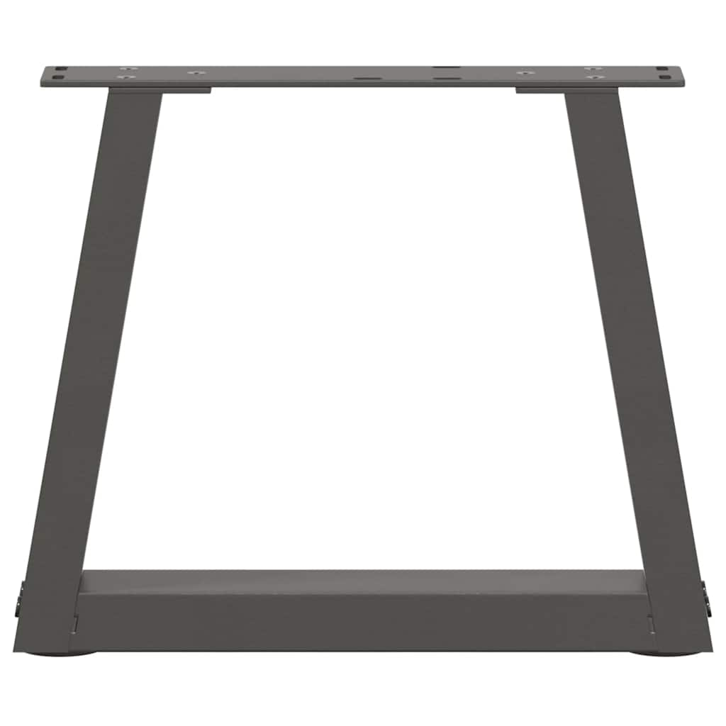 Pieds de table à manger forme V 2 pcs anthracite 40x(30-31,3)cm Pieds de table vidaXL