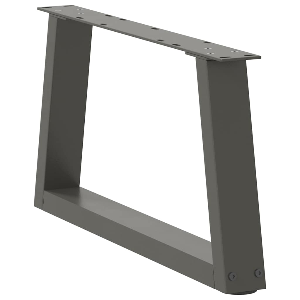 Pieds de table à manger forme V 2 pcs anthracite 50x(30-31,3)cm Pieds de table vidaXL