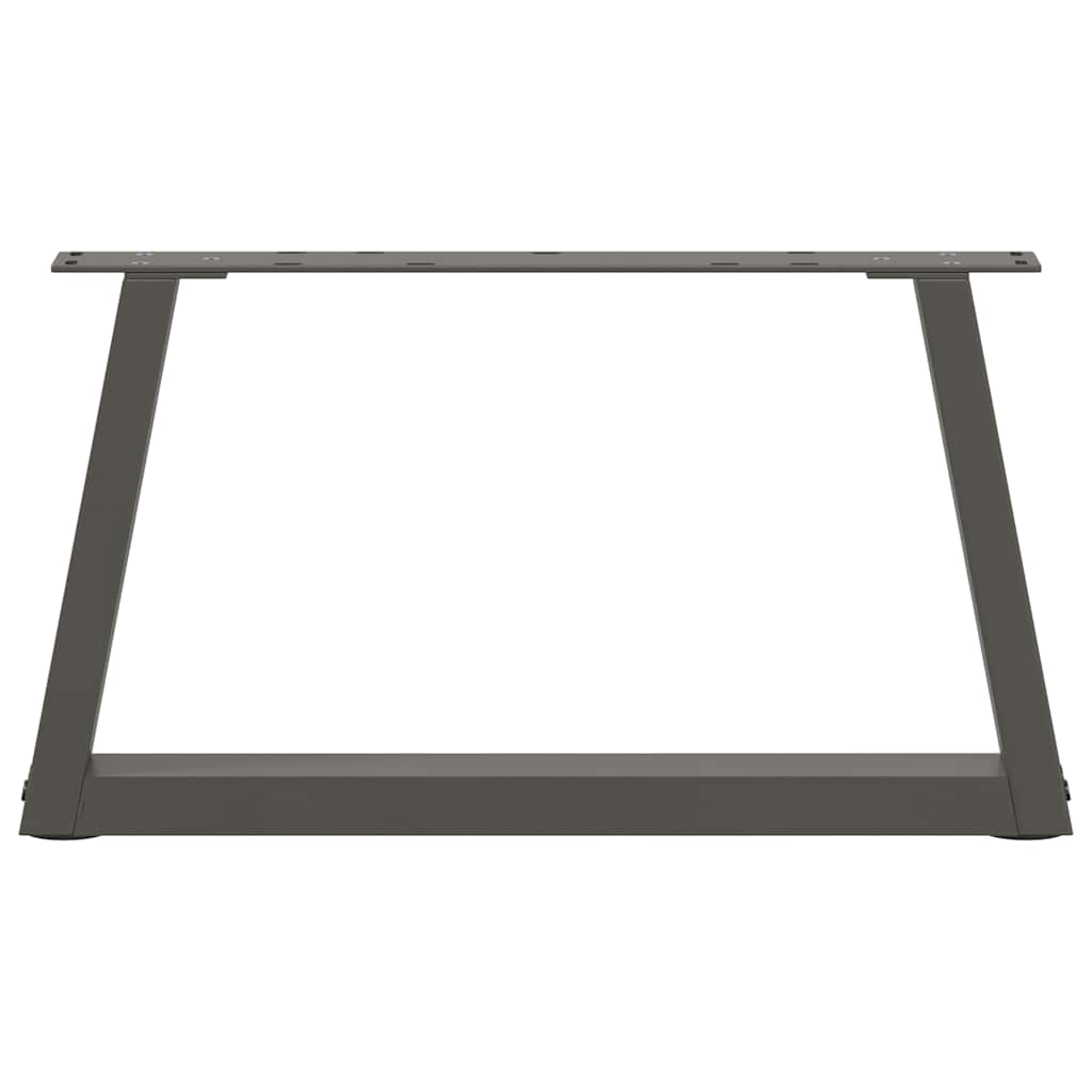 Pieds de table à manger forme V 2 pcs anthracite 60x(30-31,3)cm Pieds de table vidaXL