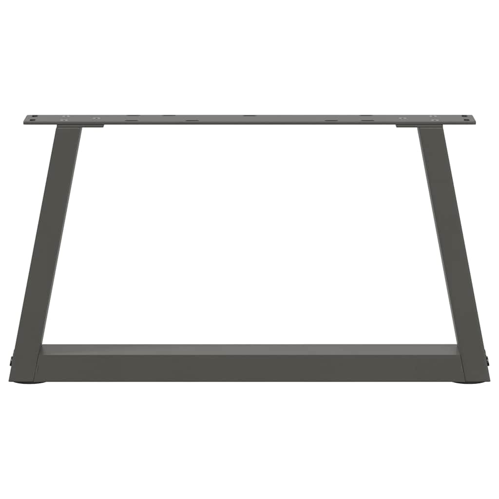 Pieds de table à manger forme V 2 pcs anthracite 70x(30-31,3)cm Pieds de table vidaXL