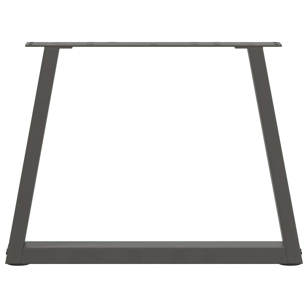 Pieds de table à manger en forme de V 2 pcs anthracite acier Pieds de table vidaXL