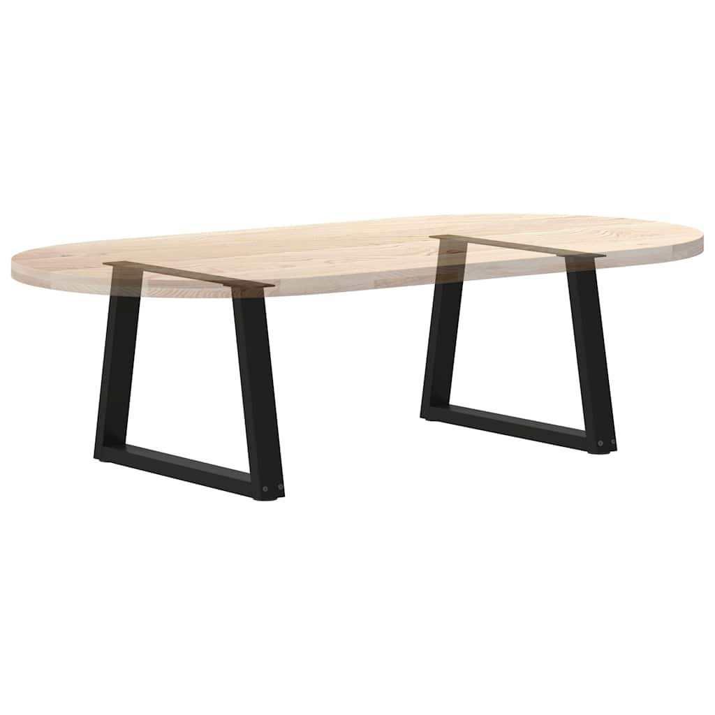 Pieds de table à manger forme V 2 pcs noir 60x(42-43,3)cm acier Pieds de table vidaXL