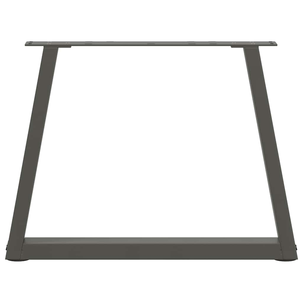 Pieds de table à manger en forme de V 2 pcs anthracite acier Pieds de table vidaXL