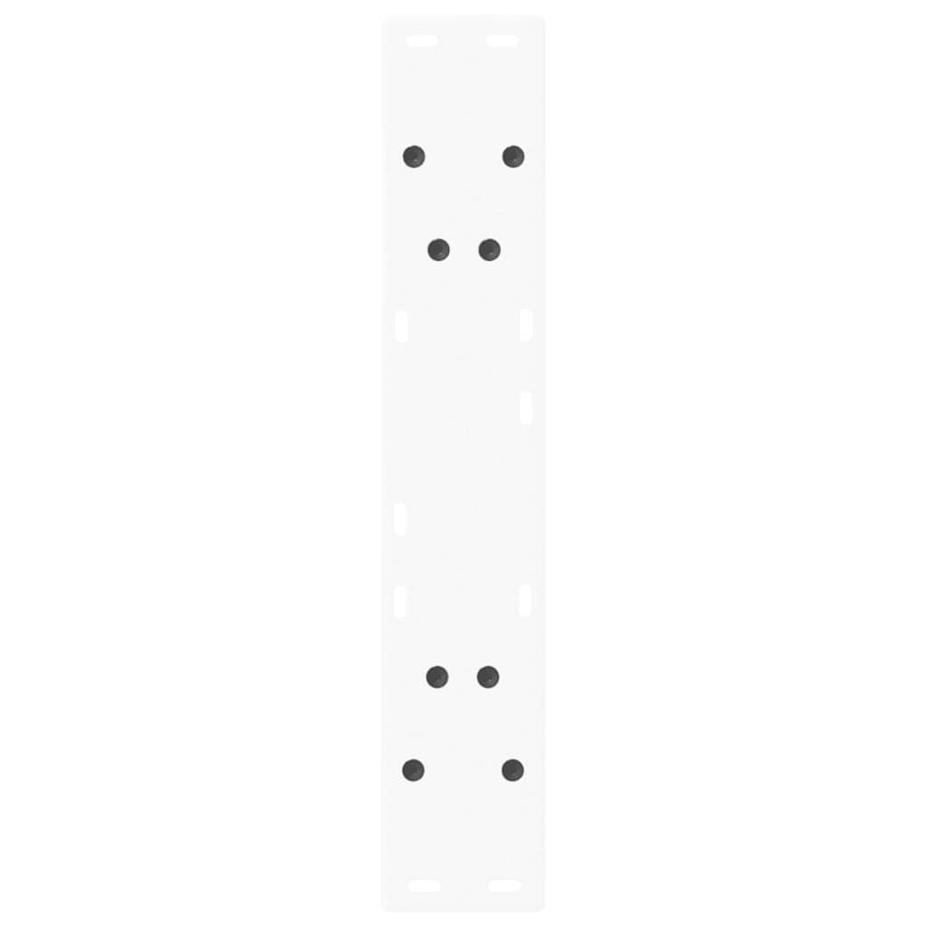 Pieds de table basse forme de V 2 pcs blanc 50x(72-73) cm acier Pieds de table vidaXL   