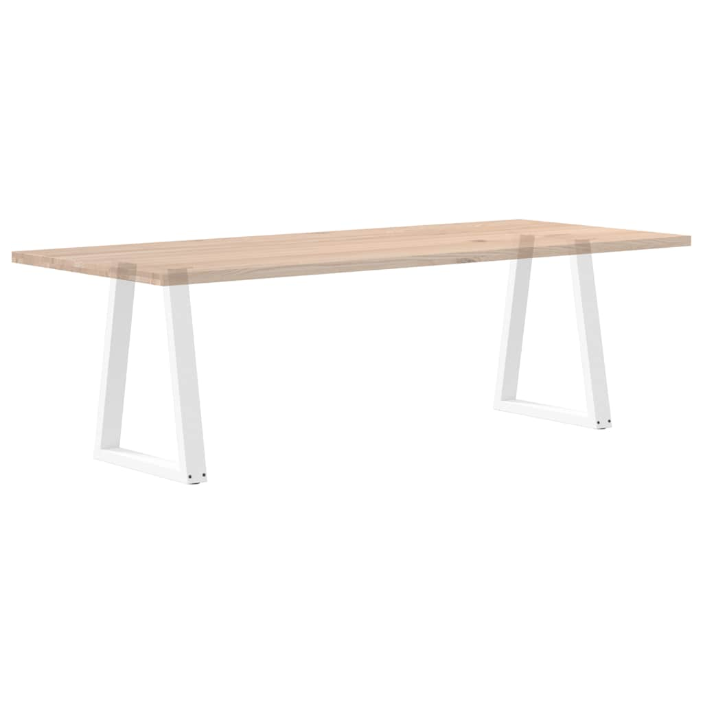 Pieds de table basse forme de V 2 pcs blanc 50x(72-73) cm acier Pieds de table vidaXL   