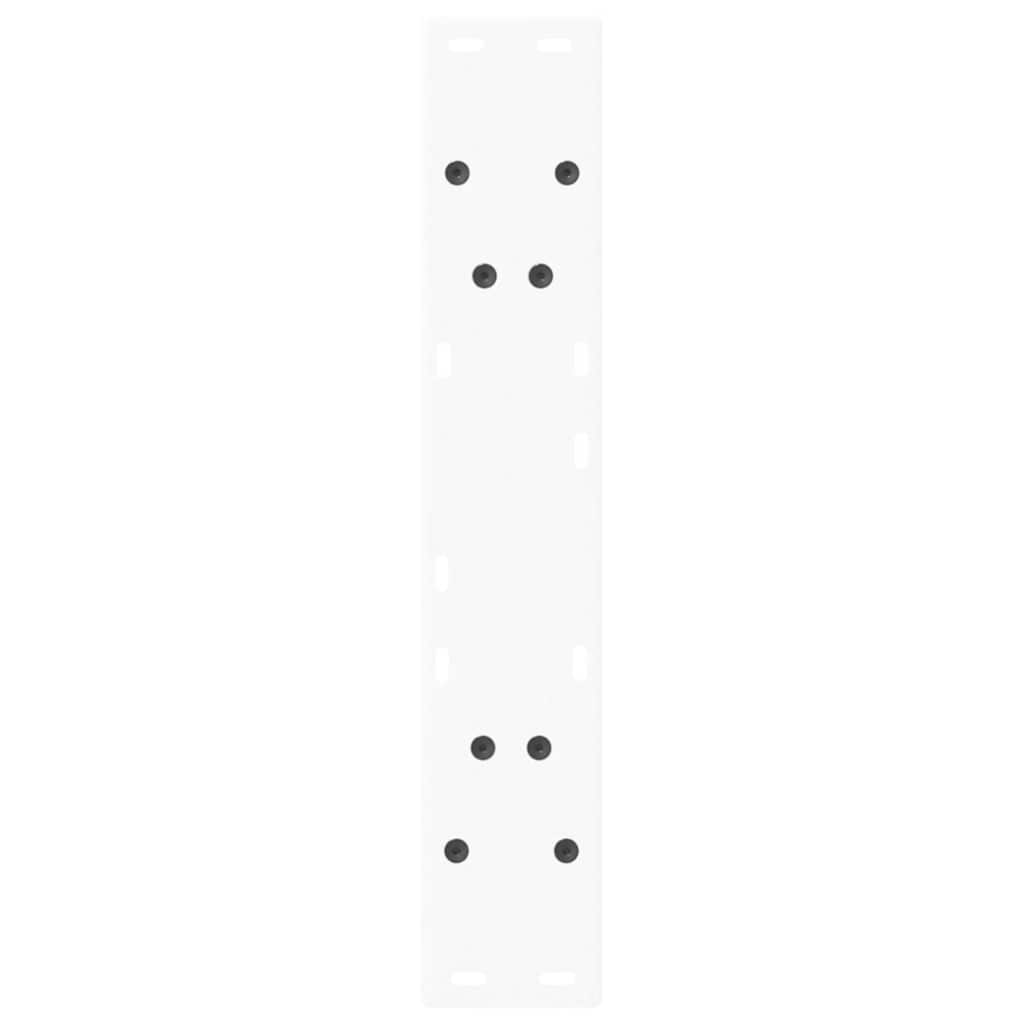 Pieds de table basse forme de V 2 pcs blanc 60x(72-73) cm acier Pieds de table vidaXL   