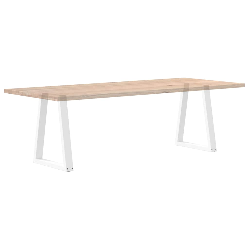 Pieds de table basse forme de V 2 pcs blanc 60x(72-73) cm acier Pieds de table vidaXL   