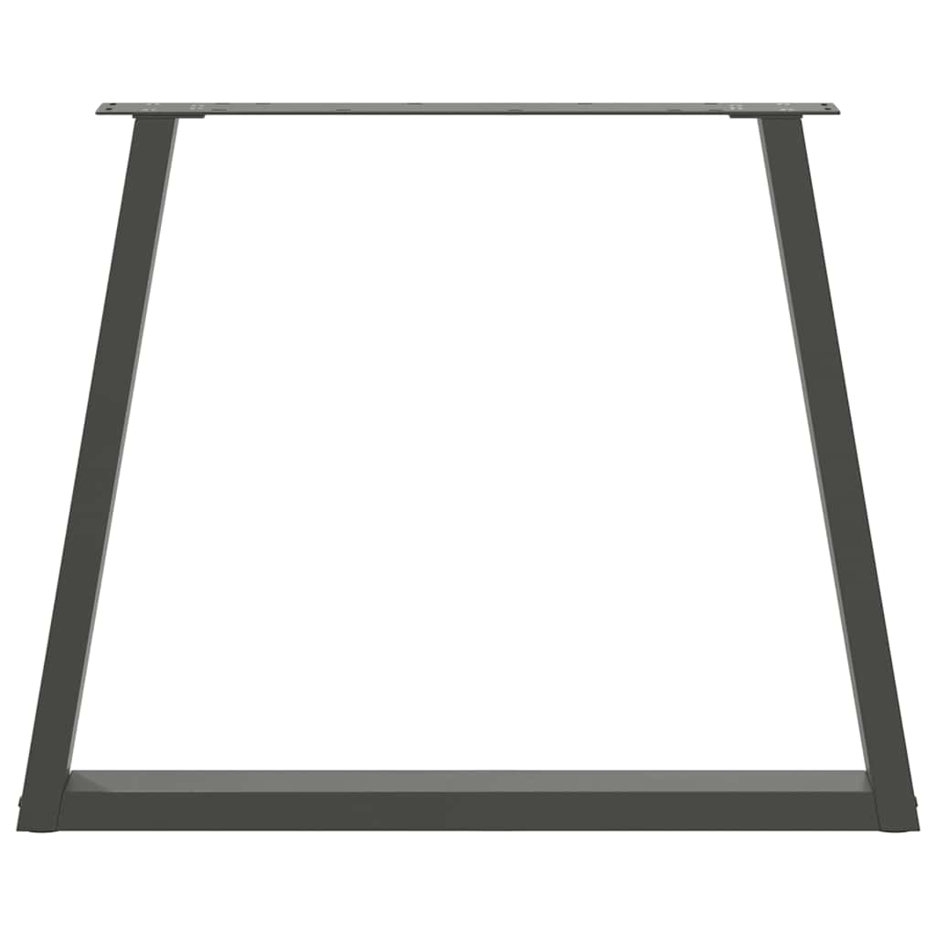 Pieds de table à manger forme V 2 pcs anthracite 70x(72-73,3)cm Pieds de table vidaXL