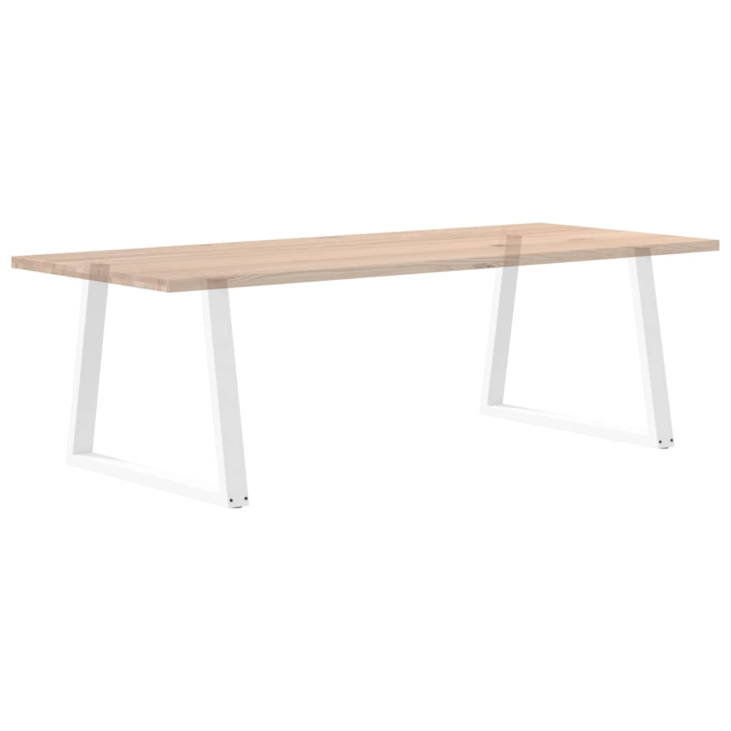 Pieds de table à manger forme de V 2 pcs blanc 100x(72-73,3) cm Pieds de table vidaXL