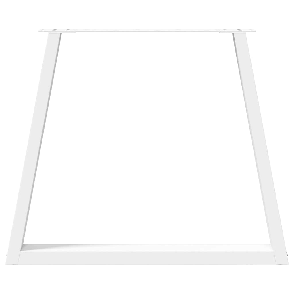 Pieds de table à manger forme de V 3 pcs blanc 70x(72-73,3) cm Pieds de table vidaXL