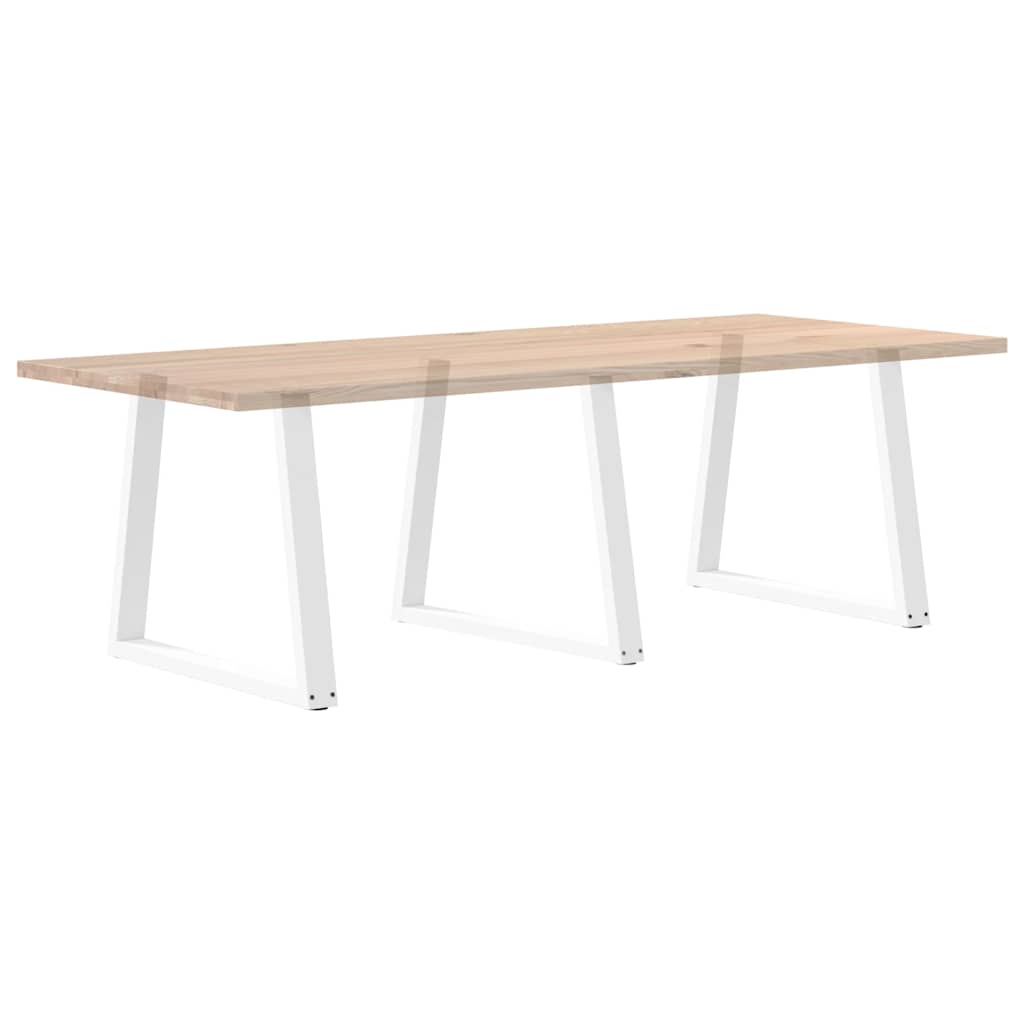 Pieds de table à manger forme de V 3 pcs blanc 70x(72-73,3) cm Pieds de table vidaXL