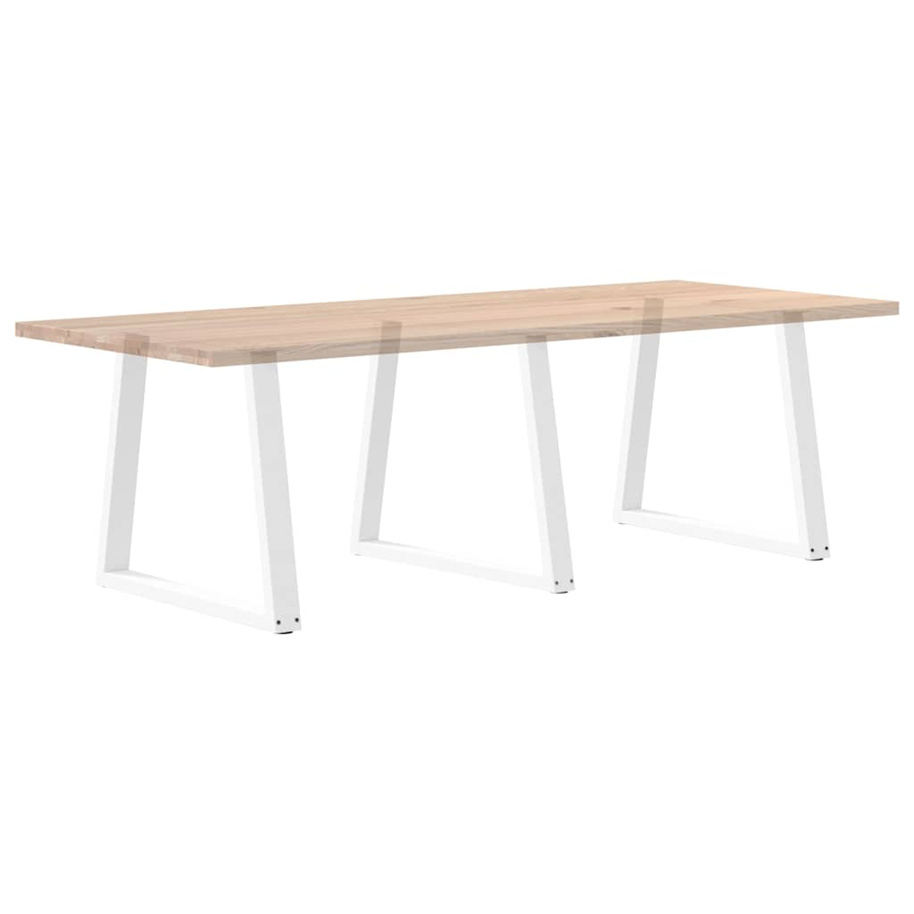 Pieds de table à manger forme de V 3 pcs blanc 80x(72-73,3) cm Pieds de table vidaXL