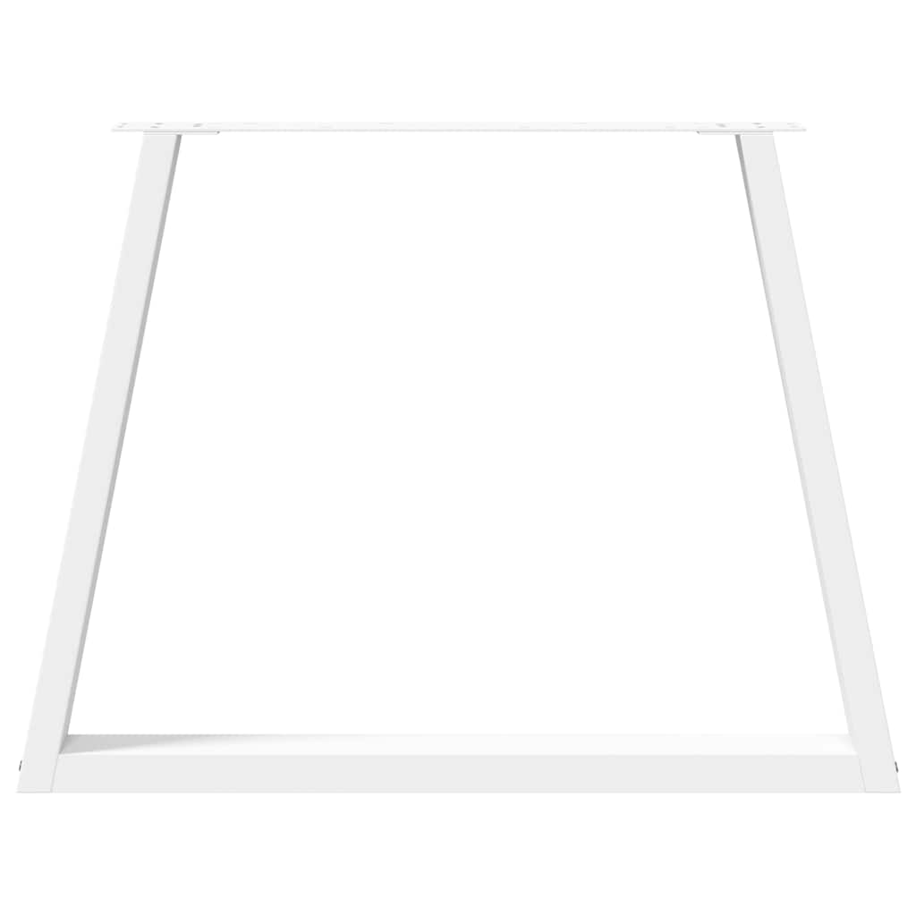 Pieds de table à manger forme de V 3 pcs blanc 90x(72-73,3) cm Pieds de table vidaXL