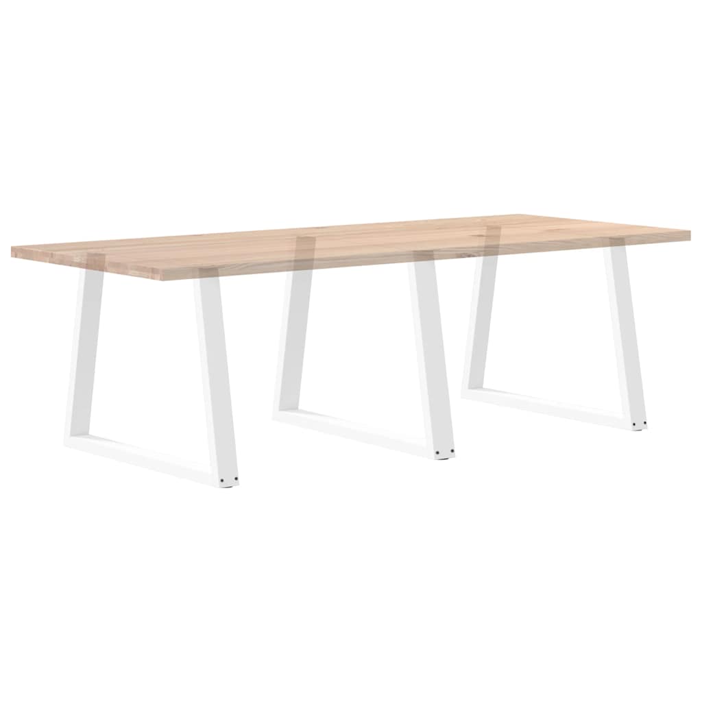 Pieds de table à manger forme de V 3 pcs blanc 90x(72-73,3) cm Pieds de table vidaXL