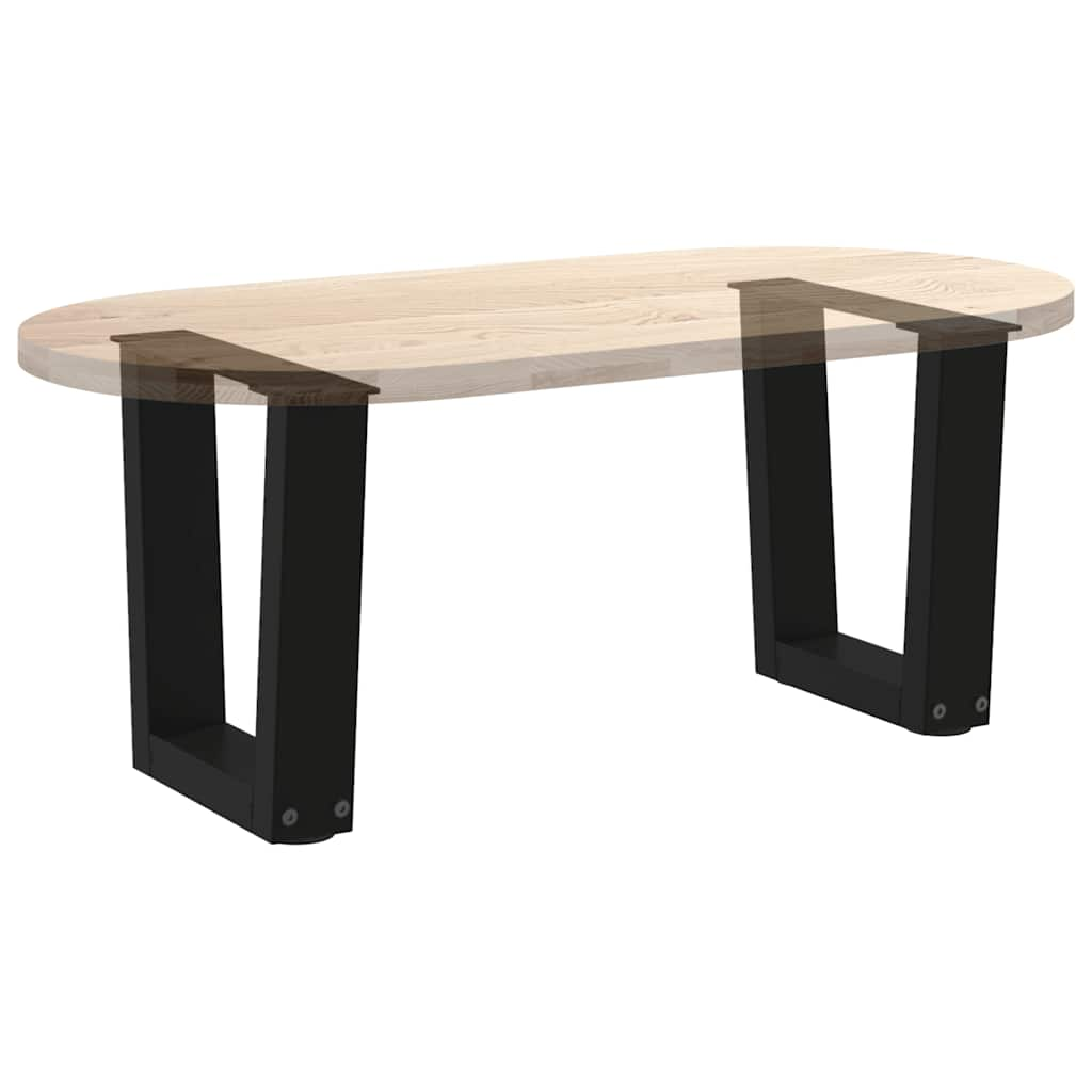 Pieds de table à manger forme V 2 pcs noir 30x(30-31,3)cm acier Pieds de table vidaXL