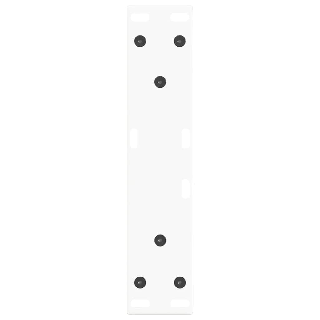 Pieds de table à manger forme de V 2 pcs blanc 28x(42-43,3) cm Pieds de table vidaXL