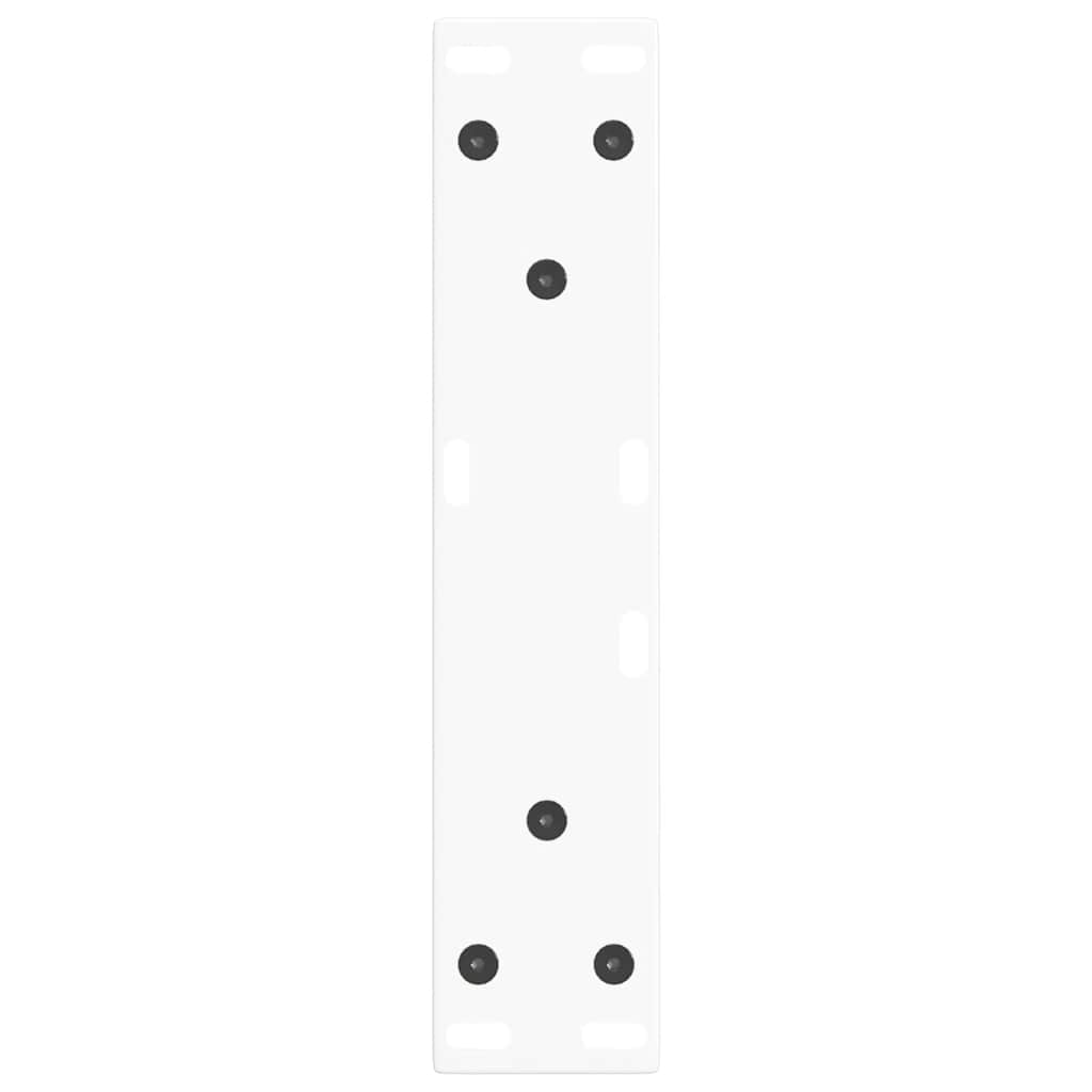 Pieds de table à manger forme de V 2 pcs blanc 38x(42-43,3) cm Pieds de table vidaXL