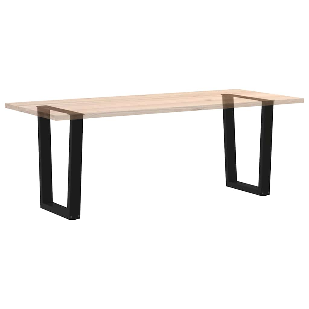 Pieds de table à manger forme de V 2 pcs noir 60x(72-73,3) cm Pieds de table vidaXL