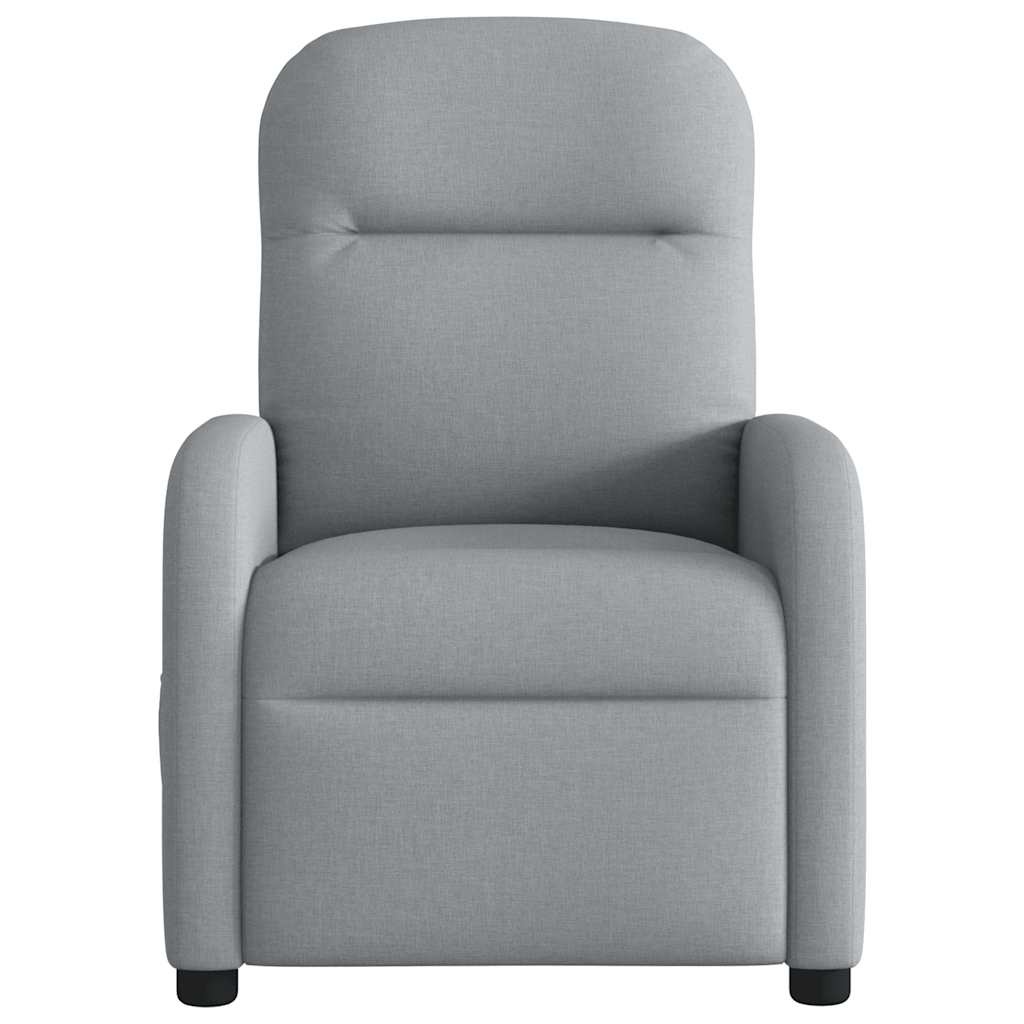 Fauteuil inclinable électrique Gris clair Tissu - Xios Store SNC