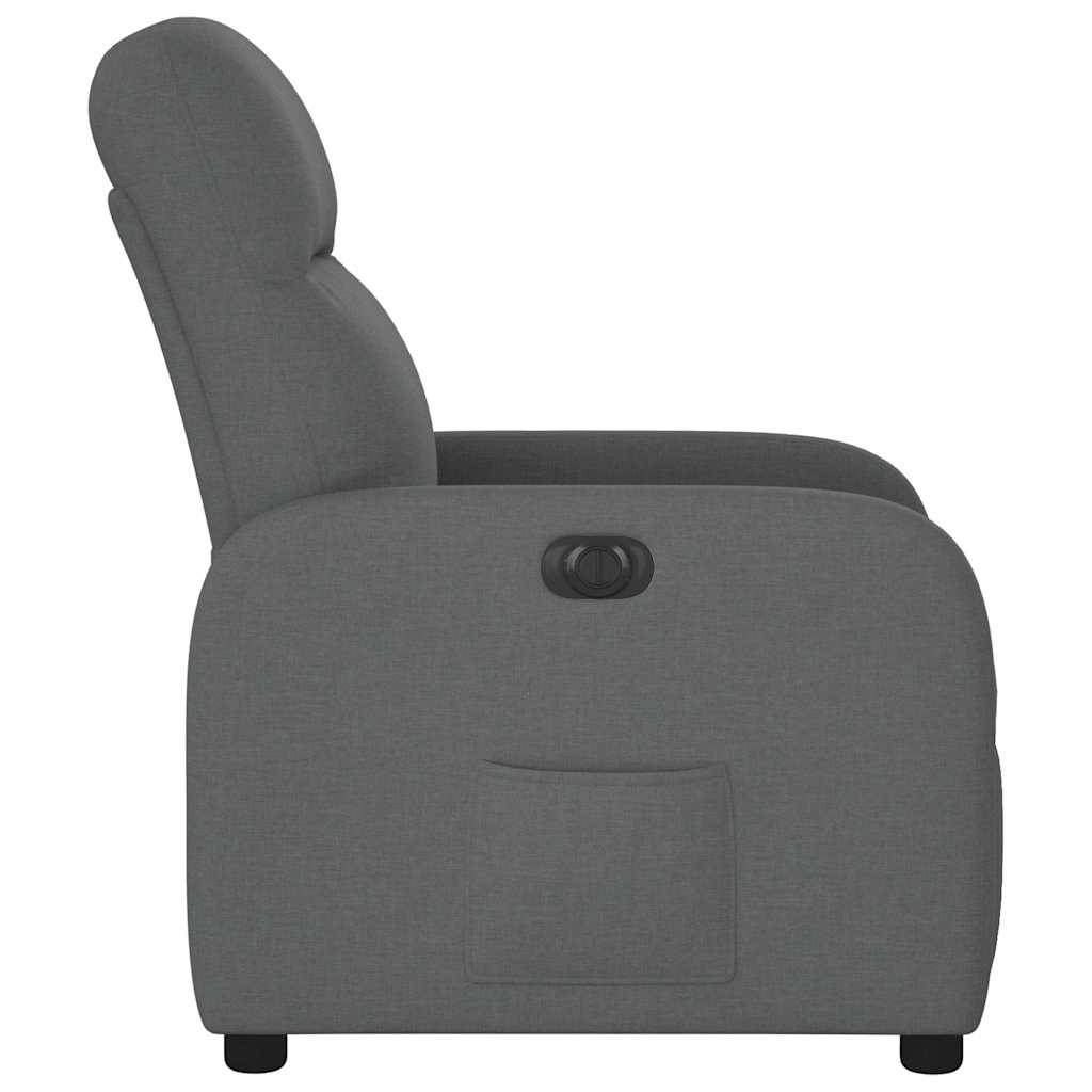 Fauteuil inclinable électrique Gris foncé Tissu - Xios Store SNC