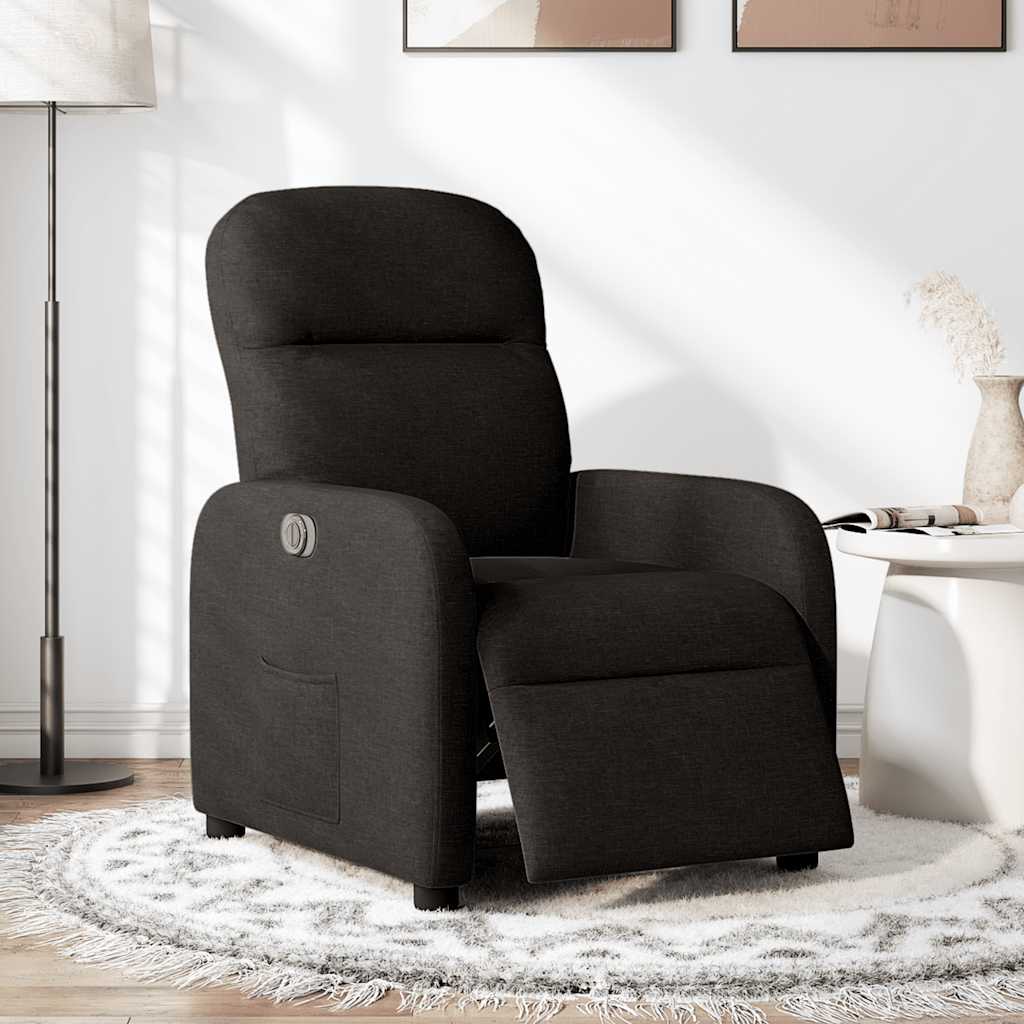 Fauteuil inclinable électrique Noir Tissu - Xios Store SNC