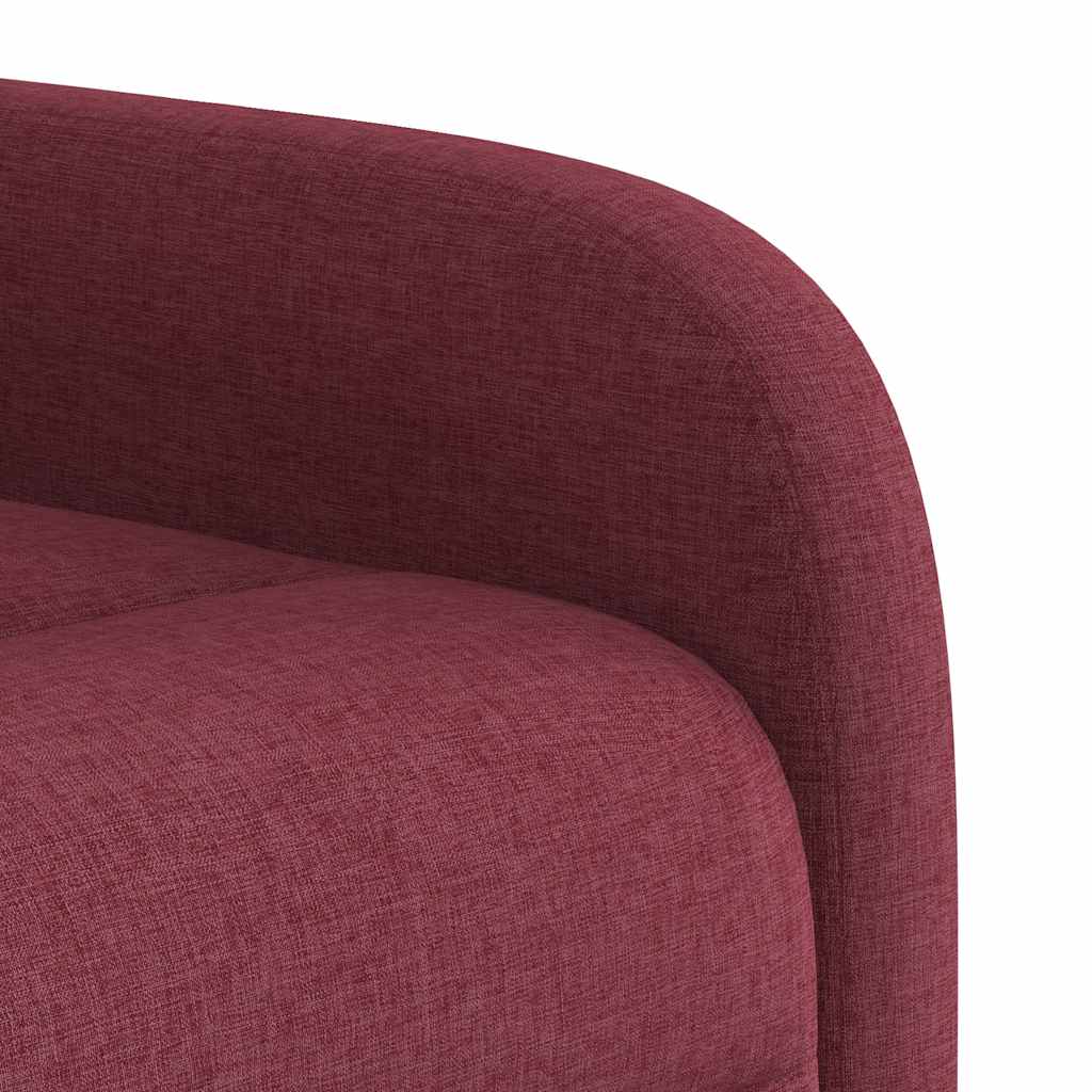 Fauteuil inclinable électrique Rouge bordeaux Tissu - Xios Store SNC