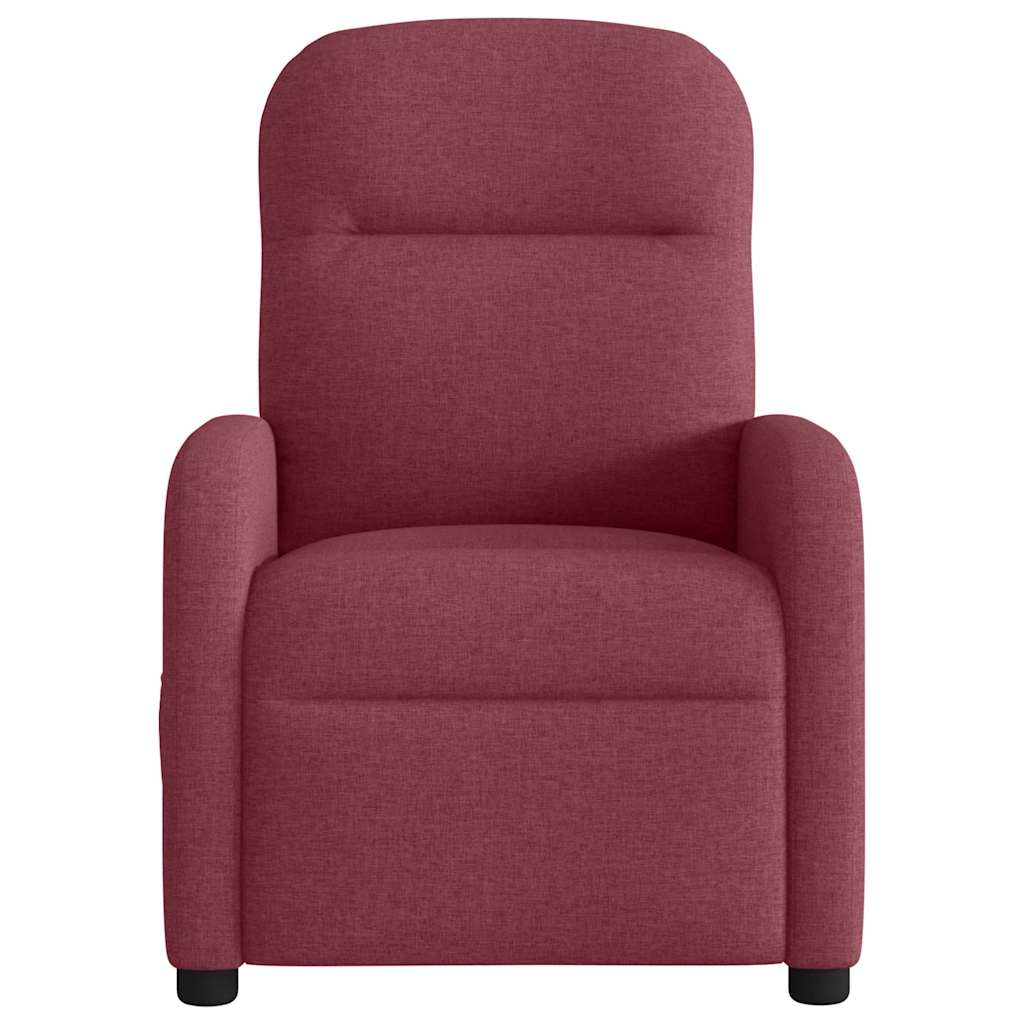 Fauteuil inclinable électrique Rouge bordeaux Tissu - Xios Store SNC