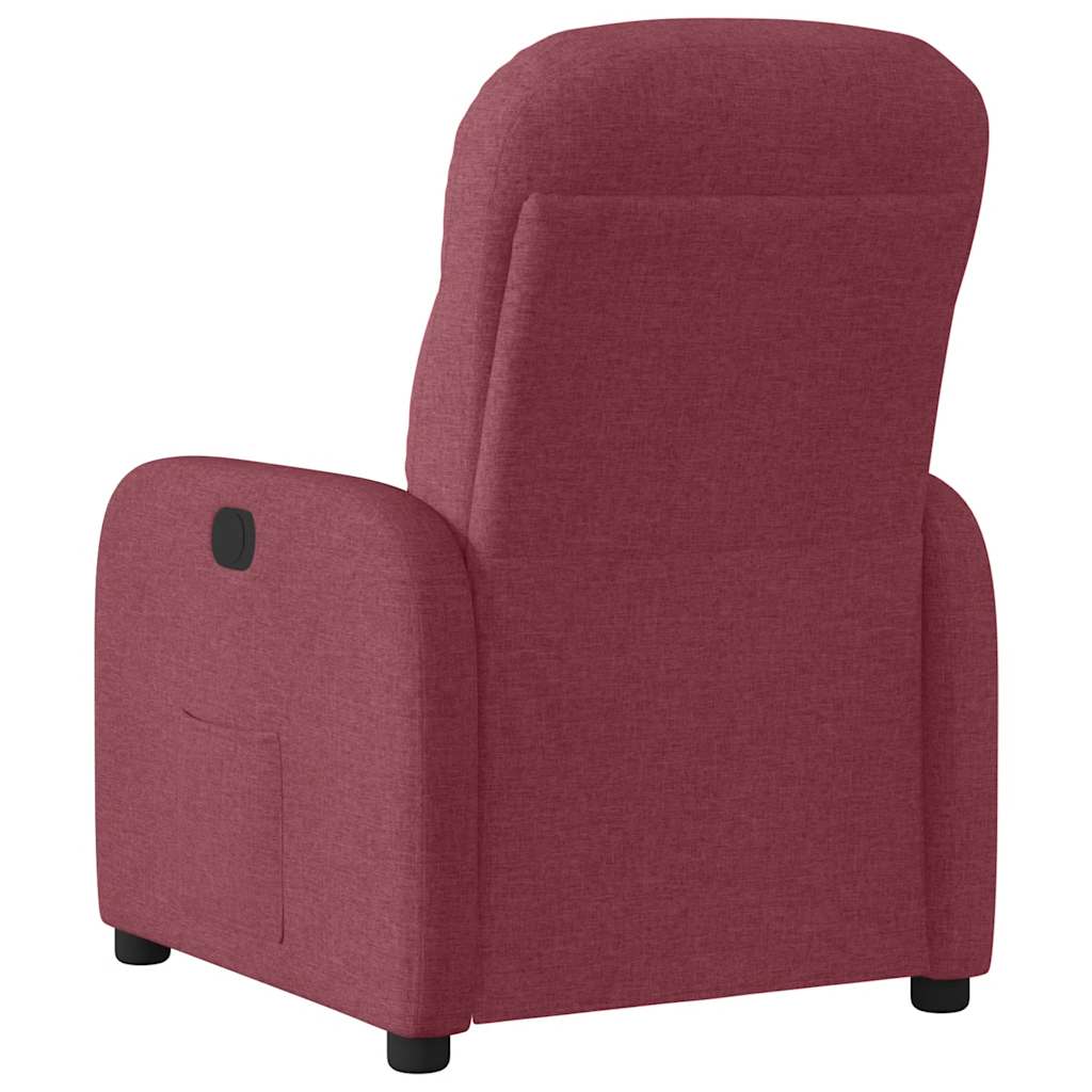 Fauteuil inclinable électrique Rouge bordeaux Tissu - Xios Store SNC