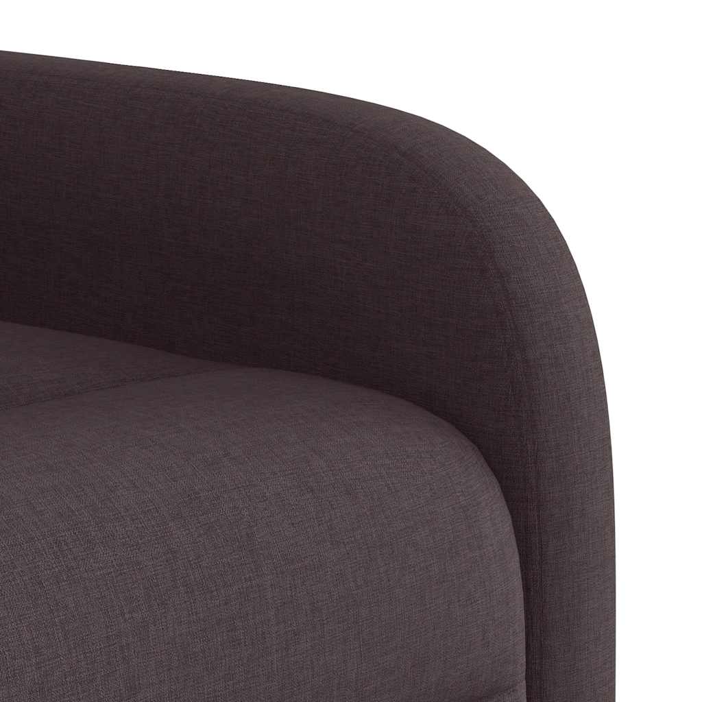 Fauteuil inclinable électrique Marron foncé Tissu - Xios Store SNC