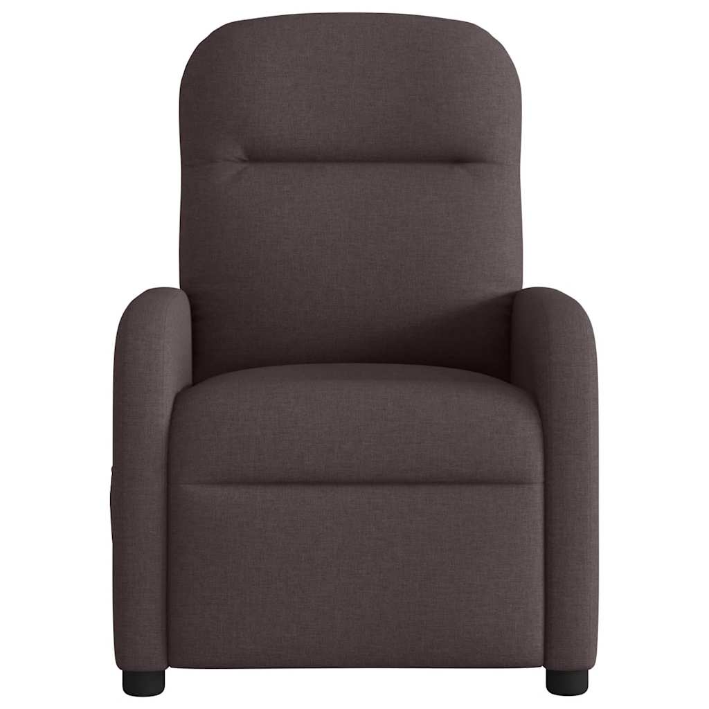 Fauteuil inclinable électrique Marron foncé Tissu - Xios Store SNC