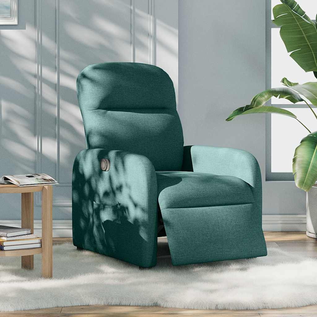 Fauteuil inclinable électrique Vert foncé Tissu - Xios Store SNC