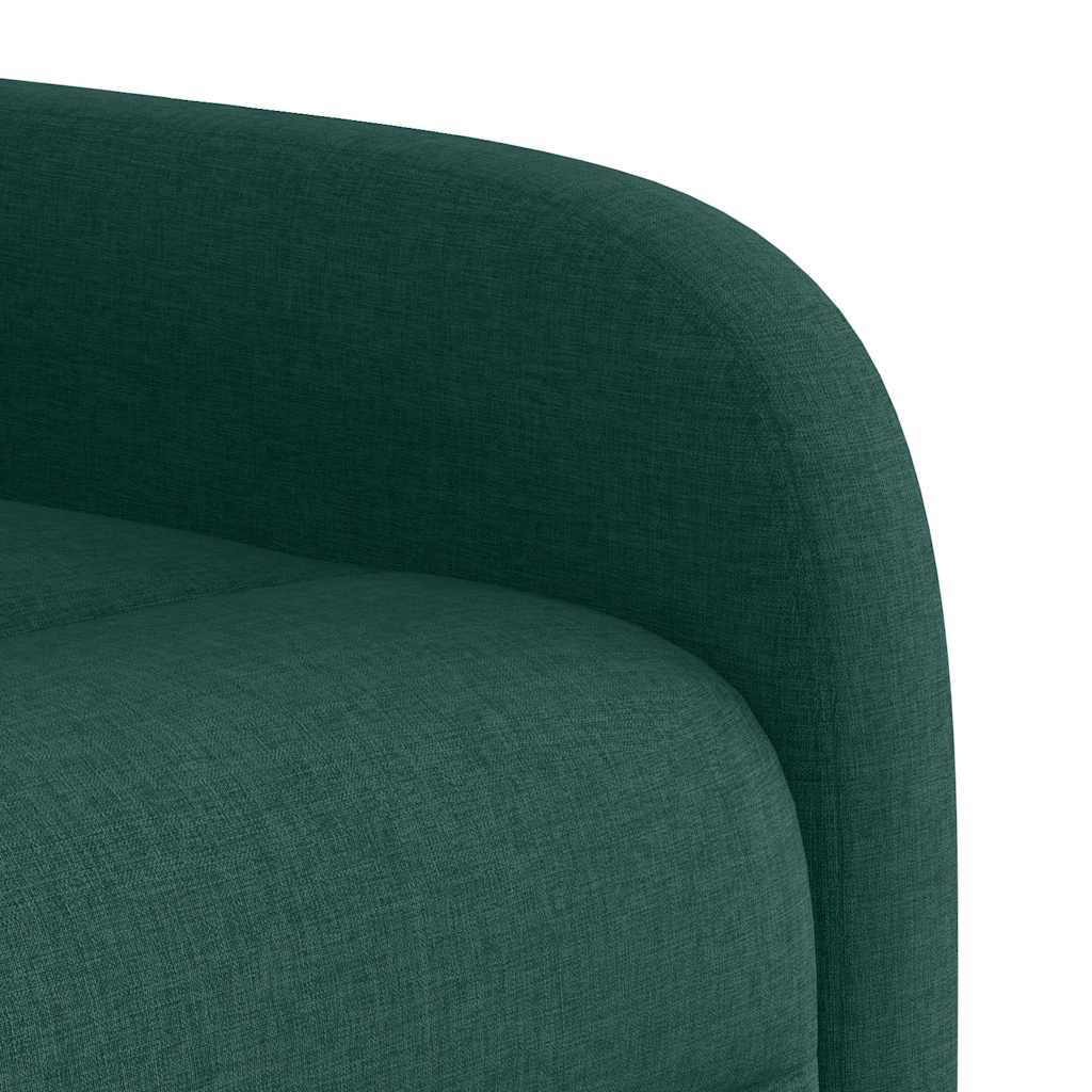 Fauteuil inclinable électrique Vert foncé Tissu - Xios Store SNC