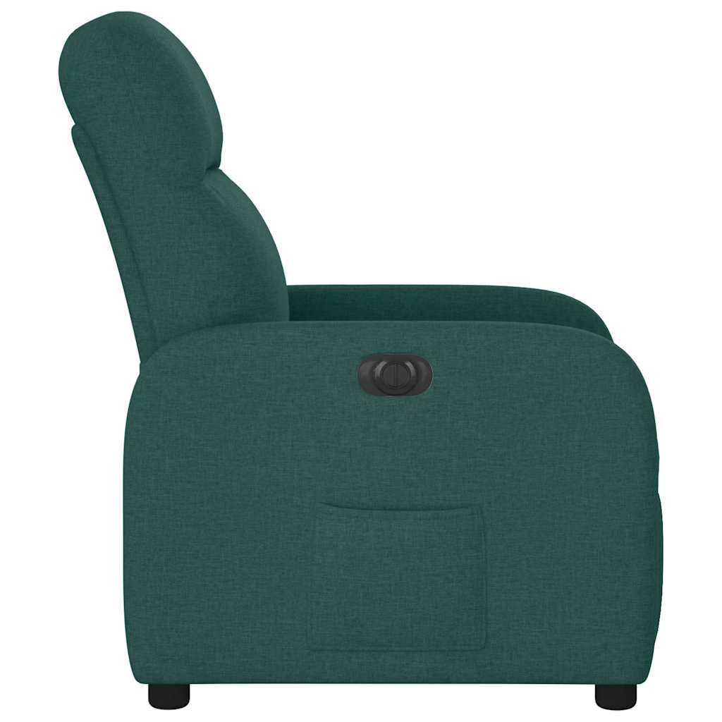 Fauteuil inclinable électrique Vert foncé Tissu - Xios Store SNC