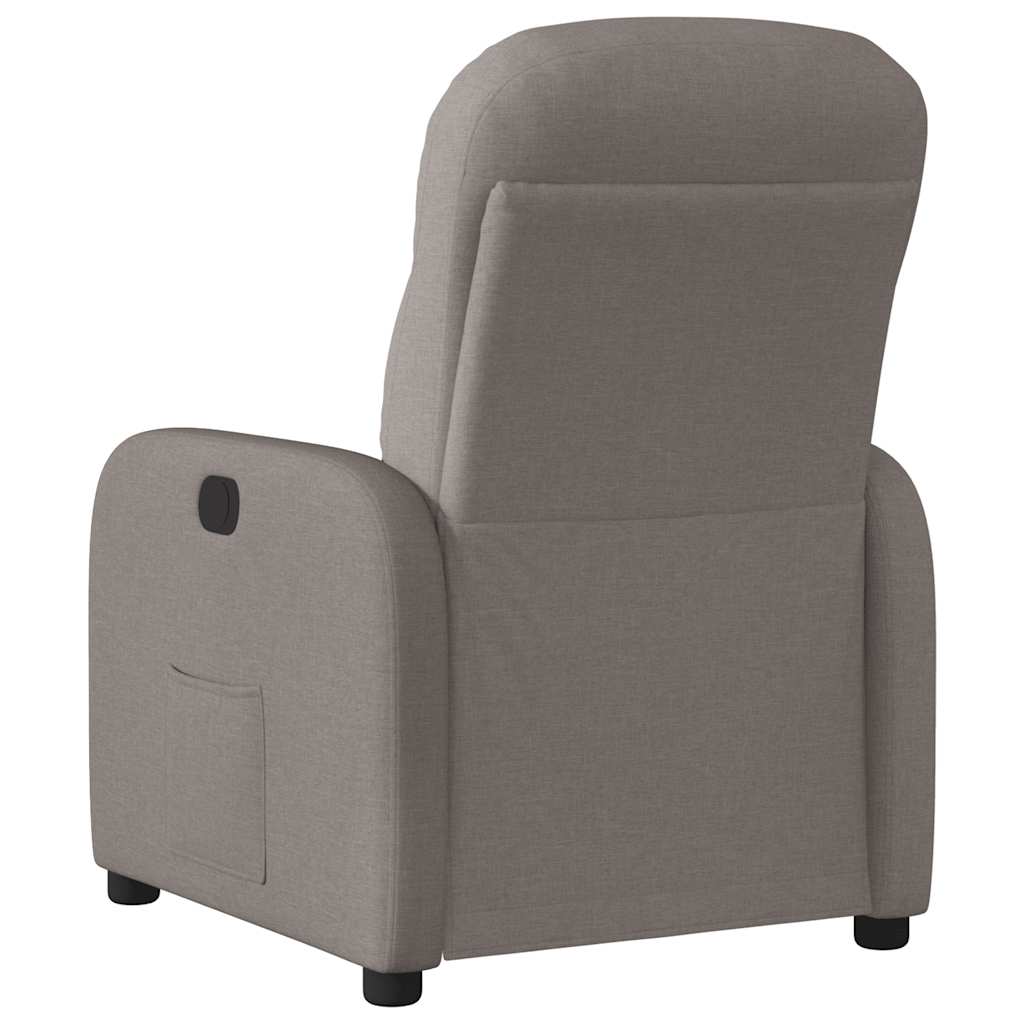 Fauteuil inclinable électrique Taupe Tissu - Xios Store SNC