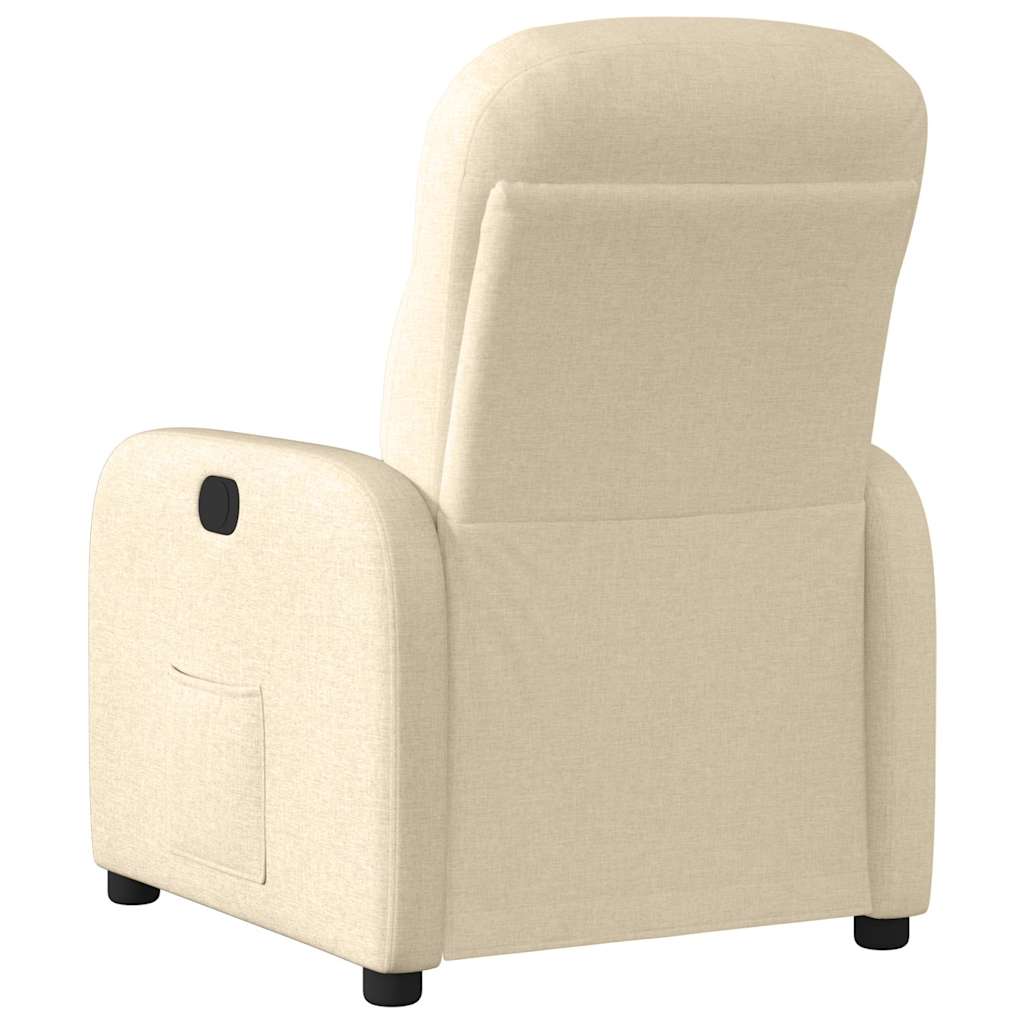 Fauteuil inclinable électrique Crème Tissu - Xios Store SNC