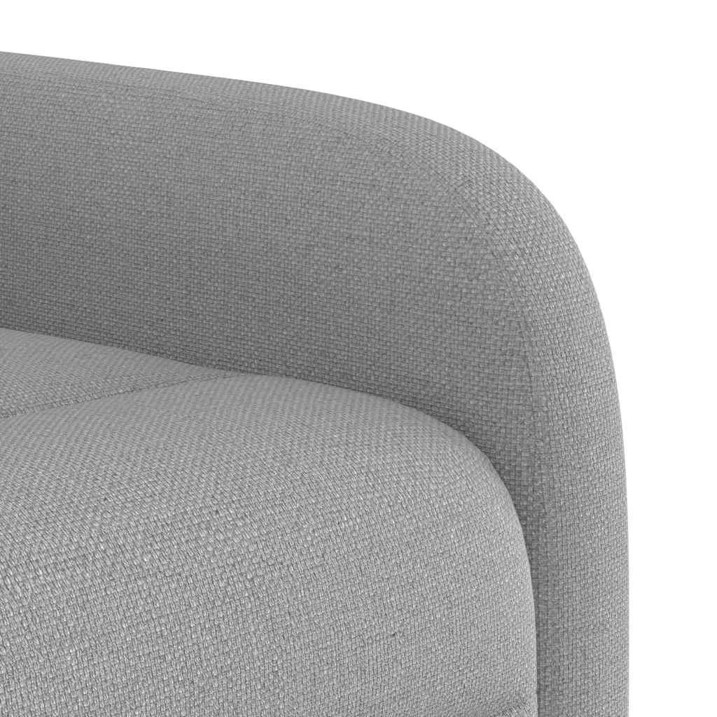 Fauteuil inclinable électrique gris nuage tissu - Xios Store SNC