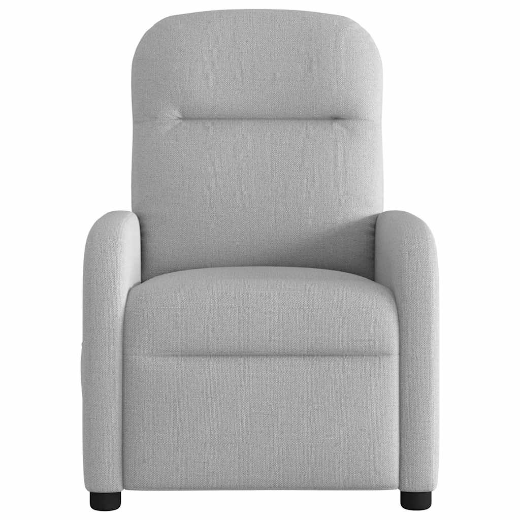 Fauteuil inclinable électrique gris nuage tissu - Xios Store SNC