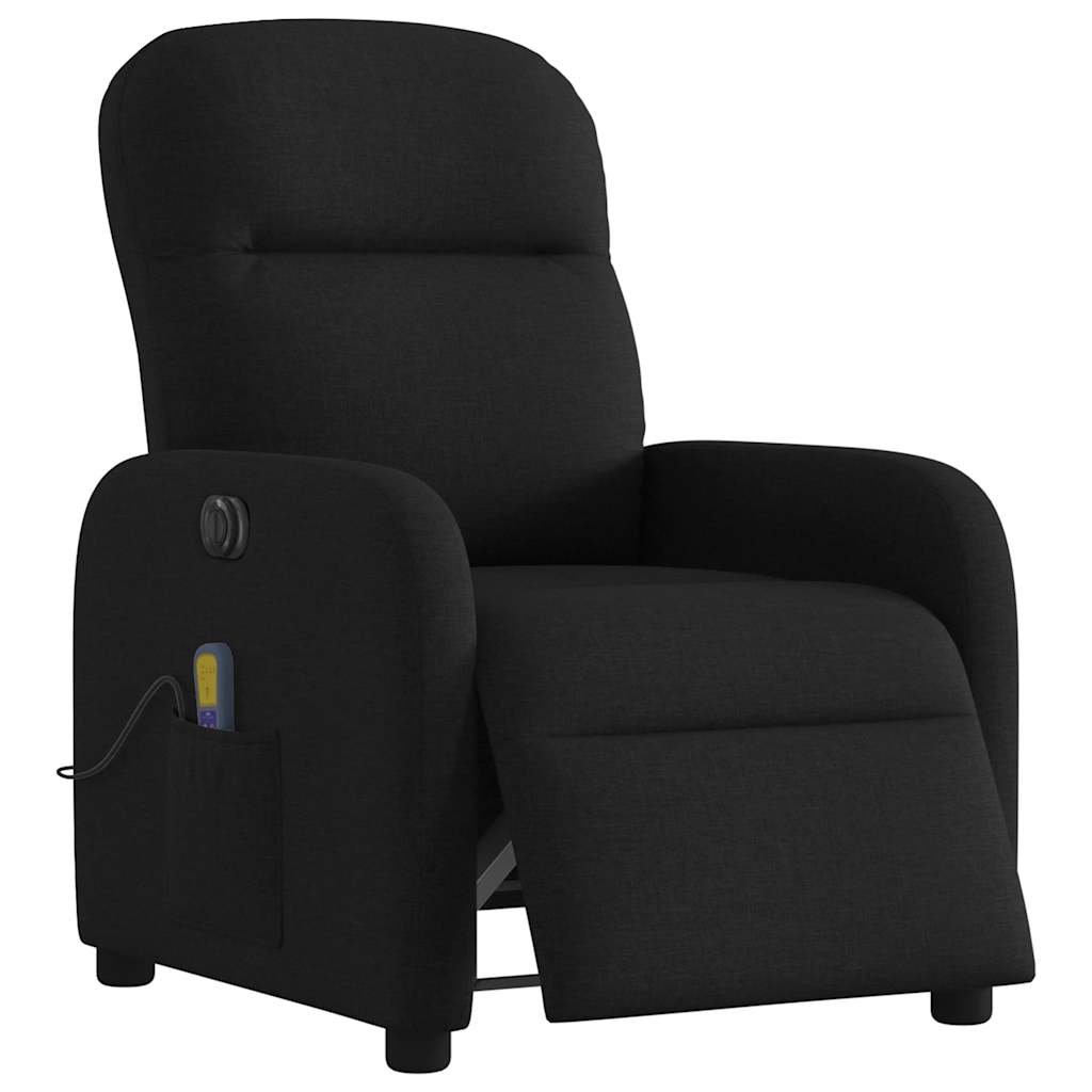 Fauteuil de massage inclinable électrique Noir Tissu - Xios Store SNC