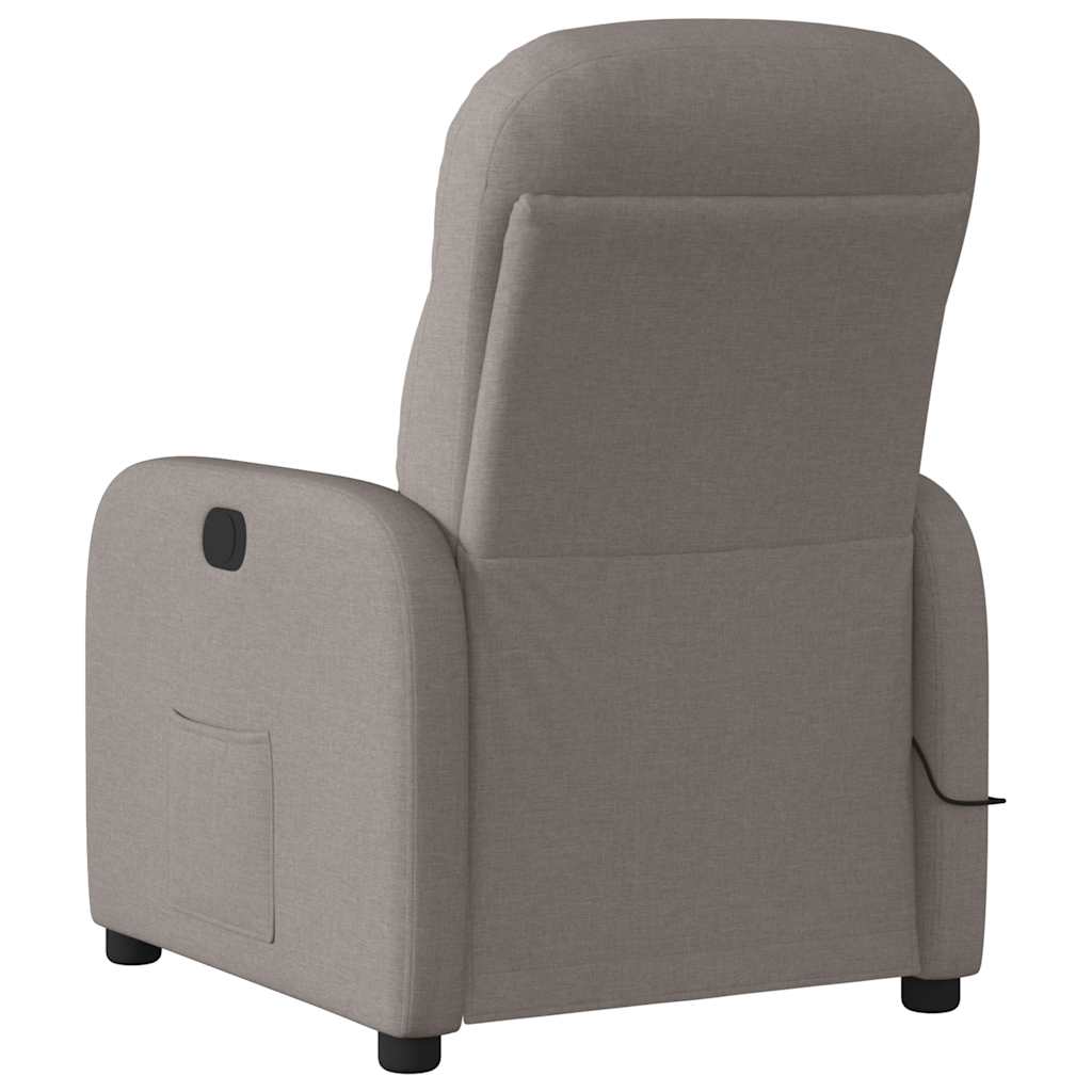 Fauteuil de massage inclinable électrique Taupe Tissu - Xios Store SNC